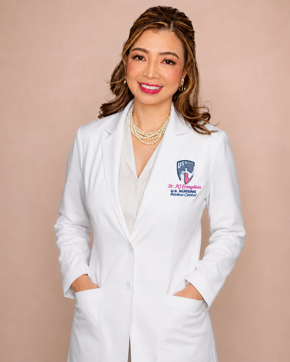 Portrait of Dr. Mary Jane Evangelista, Founder and President of US Nursing Review Center